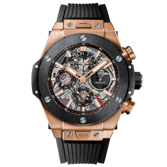 Hublot Replica BIG BANG CHRONO PERPETUAL CALENDAR KING GOLD CERAMIC 406.OM.0180.RX